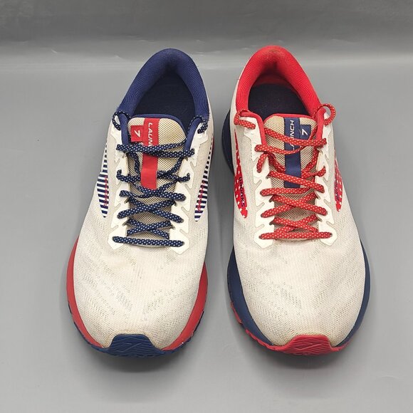 Brooks Launch 7 Shoes Women's Size 9 Patriotic Stars Stripes Running Sneakers - Picture 3 of 11